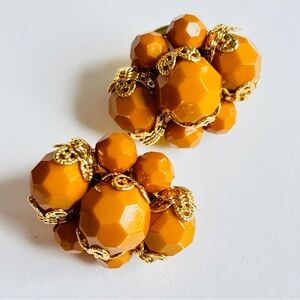 Vintage QVC Joan Rivers Sophisticated Earrings, One of a Kind Color, Clip